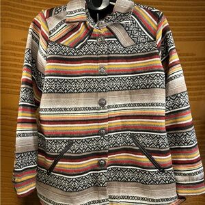 Striped Multicolor Women's Jacket